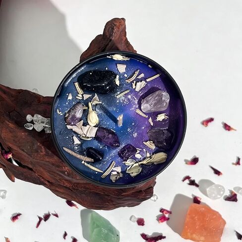 Manifestation Healing Chakra Candles, Energy Balance & Emotional Support Spiritual Candle for Law of Attraction Ritual, Empowering Women Gifts, Birthday & Graduation Present（Trust The Universe in Saudi Arabia