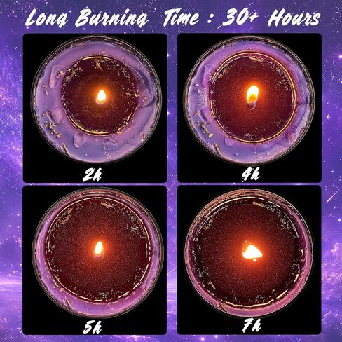 Manifestation Healing Chakra Candles, Energy Balance & Emotional Support Spiritual Candle for Law of Attraction Ritual, Empowering Women Gifts, Birthday & Graduation Present（Trust The Universe in Saudi Arabia