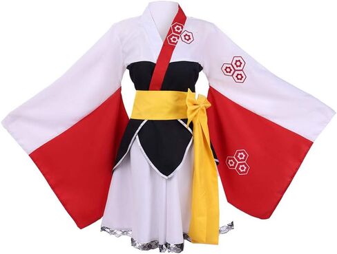 VintageCos Women's Anime Cosplay Costume Set Kimono Uniform Suit Halloween Cosplay Outfits in Kuwait
