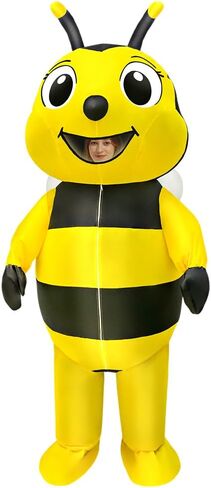 EXIGENT Bumble Bee Inflatable Costume Men Women Full Body Blow Up Costumes Adult Child Halloween Cosplay Outfit in Saudi Arabia