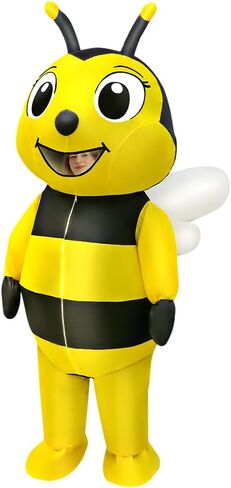 EXIGENT Bumble Bee Inflatable Costume Men Women Full Body Blow Up Costumes Adult Child Halloween Cosplay Outfit in Saudi Arabia