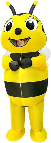 EXIGENT Bumble Bee Inflatable Costume Men Women Full Body Blow Up Costumes Adult Child Halloween Cosplay Outfit in Saudi Arabia