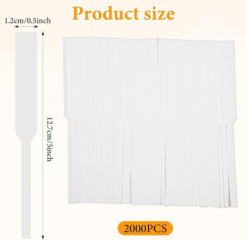 2000 PCS Premium Scent Strips for Perfume Testing - Fragrance Tester Strips, Strong Absorbent White Blotter Paper for Essential Oils, Aromatherapy & Spice Evaluation in Kuwait