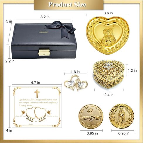 Wedding Arras Coins Set, Arras Para Boda Catolica, Aras De Matrimonio, Regalos De Boda for Ceremony. in Saudi Arabia