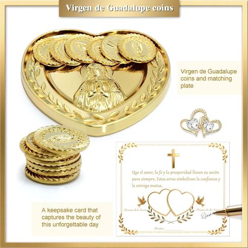 Wedding Arras Coins Set, Arras Para Boda Catolica, Aras De Matrimonio, Regalos De Boda for Ceremony. in Saudi Arabia