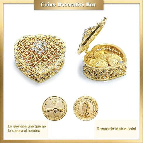 Wedding Arras Coins Set, Arras Para Boda Catolica, Aras De Matrimonio, Regalos De Boda for Ceremony. in Saudi Arabia
