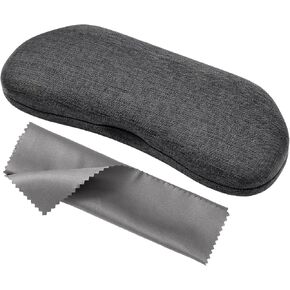 Vemiss Hard Shell Sunglasses Case, Large Linen Fabric Protective Glasses Case for Men Women, Durable in Kuwait