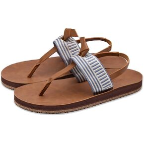 Feelgoodz Women's Zensole Islands Natural Rubber Toe Post Slingback Sandals in Saudi Arabia