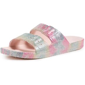 Freedom Moses Women's Lenny Two Band Slides in Saudi Arabia