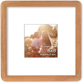 Acovy 16x20 Picture Frame, Solid Wenge Wood Photo Frame with Mat for 11×14, Poster Frame with Tempered Glass and Hanging Hardware, for Wall and Tabletop Display, 1 Pack in Kuwait