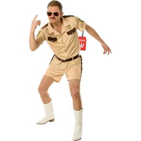 زي Morph Cop للرجال، زي الشرطة للرجال، أزياء شريف، زي دورية الحدود، زي جندي، أزياء الهالوين للرجال in Kuwait