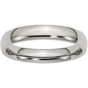 Chisel Titanium 4mm Polished Band in Saudi Arabia