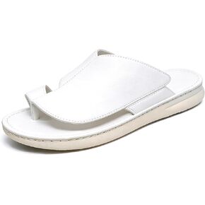 Beach Sandals For Men Leather Comfort Ring Toe Slip On Orthotic Slide Sandals Summer Vacation Daily Casual Walk in Saudi Arabia