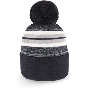 CHOK.LIDS Plain Color Stripe Beanies for Men and Women Soft Acrylic Knit Cuffed Beanie Cap Winter Hat Outdoor in Kuwait