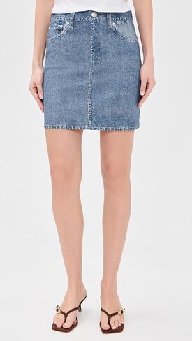rag & bone Women's Rb Miramar Ponte Mini Skirt in Saudi Arabia