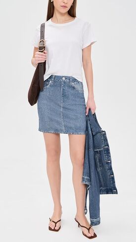 rag & bone Women's Rb Miramar Ponte Mini Skirt in Saudi Arabia