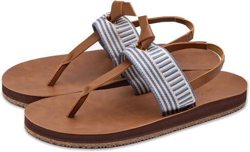 Feelgoodz Women's Zensole Islands Natural Rubber Toe Post Slingback Sandals in Saudi Arabia