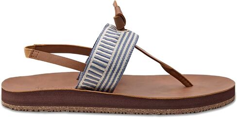 Feelgoodz Women's Zensole Islands Natural Rubber Toe Post Slingback Sandals in Saudi Arabia