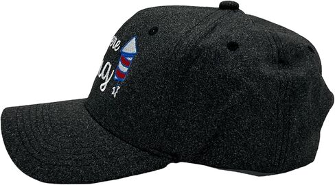Just Here to Bang Hat Funny Sarcastic Fourth of July Novelty Baseball Cap Funny Hats Patriotic Cool Sarcastic Novelty Caps for Men Black - Standard in Kuwait