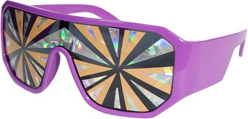 Pro Wrestling Tees Officially Licensed Macho Man Sunglasses - Orange/Grey Burst in Saudi Arabia