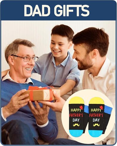 Dad Socks, Fathers Day Socks, Dad Gifts From Son Daughter, Gifts for Dad in Saudi Arabia