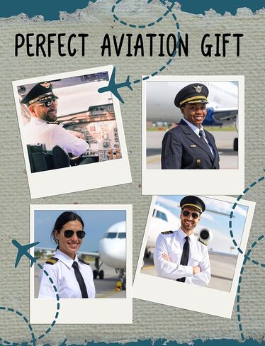 InnoBeta Pilot Gifts for Men, Cool Aviation Gifts for Aviators, Pilots, Aviation Lovers, Perfect for Father's Day Birthday & Christmas, One Size Crew Socks in Kuwait