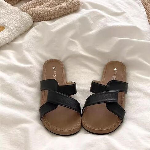 KEFANDA] صنادل نسائية مسطحة صيفية مريحة كاجوال خفيفة الوزن in Kuwait