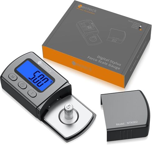 مقياس قوة القلم الدوار الرقمي من Neoteck 0.01 جرام/5.00 جرام إضاءة خلفية LCD زرقاء لخرطوشة Tonearm Phono in Kuwait
