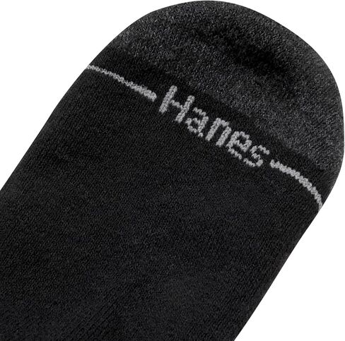 مجموعة جوارب الكاحل الرجالية من Hanes - 9 قطع - جوارب رياضية X-Temp للرجال - قدم مبطنة تسمح بمرور الهواء وشبكة للتحكم في الرائحة in Kuwait