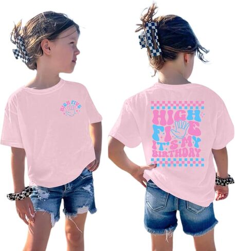 5th Birthday Girl Shirt 5 Year Old Its My Birthday Shirts Cute Five Year Old Tshirt for Kids Girl Outfit Gifts in Saudi Arabia