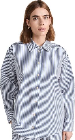 DONNI. Women's Pop Button Down in Saudi Arabia