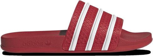 أديداس Adilette OG Comfort - للرجال (أحمر/أبيض) in Kuwait