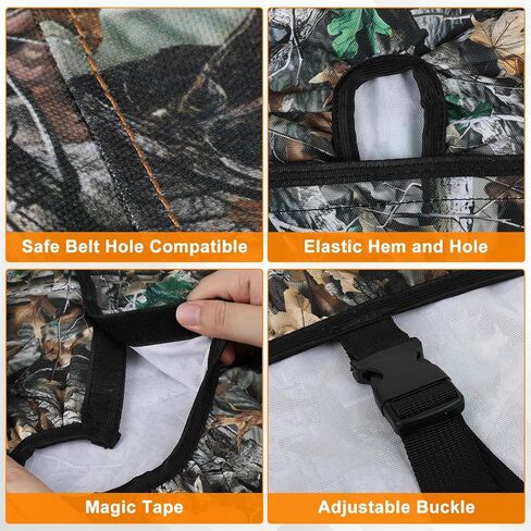Seat Cover Compatible with Kubota RTV 400/500 Bench Seat, Knitted Fabric ATV UTV Seat Covers in Kuwait