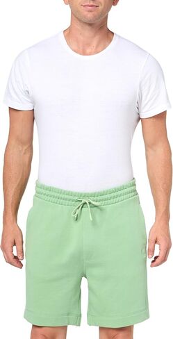 BOSS Mens Tonal Logo Soft French Terry Shorts in Kuwait