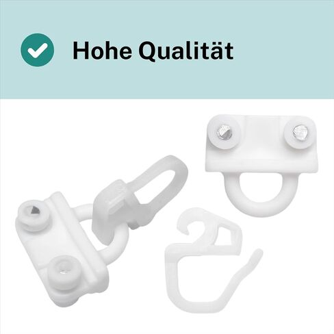 Gliders Curtain Gliders Suitable for Ikea KVARTAL Replacement Parts Wheels Hooks System Accessories Curtain (Pack of 24) in Saudi Arabia