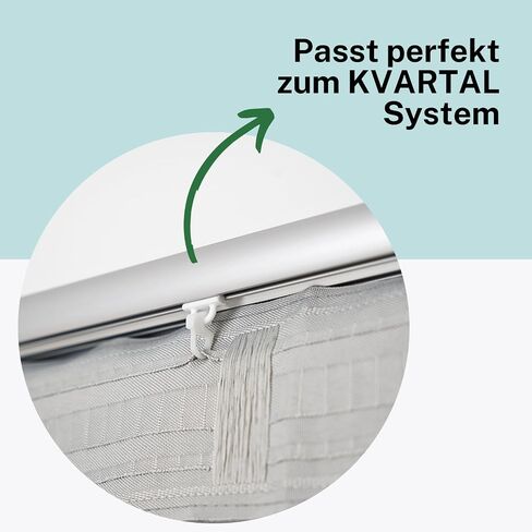 Gliders Curtain Gliders Suitable for Ikea KVARTAL Replacement Parts Wheels Hooks System Accessories Curtain (Pack of 24) in Saudi Arabia