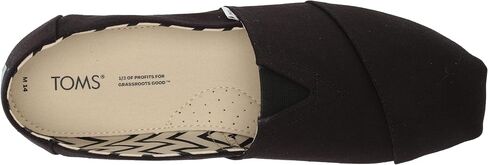 حذاء رجالي من TOMS Alpargata Espadrille، أسود، 14 in Kuwait