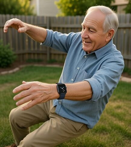 SkyAngelSPORT Mobile Medical Alert Watch – No Monthly Fee, Call and Speak with 911 from Your Wrist, Automatic Fall Detection, Waterproof Safety Watch for Seniors & Adults - Upgradeable in Saudi Arabia