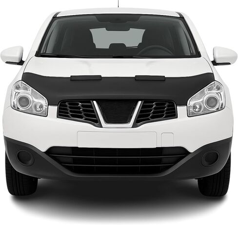 OMAC Car Bonnet Mask Hood Bra for Nissan Rogue Sport 2017-2022 Black 1 Pc in Saudi Arabia