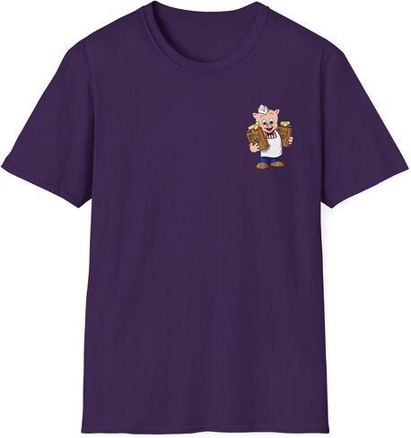New Piggly Wiggly Retro T-Shirt | Vintage Piggly Front and Back Tee in Saudi Arabia