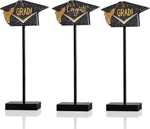 Smile Patriotic Flower Wooden Standing Decor Set, 3-Piece American Flag Themed Tiered Tray Tabletop Sign for 4th of July & Memorial Day in Saudi Arabia