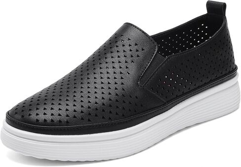 Women's Slip on Loafers Shoes Casual Comfortable Work Flat Shoes Breathable Walking Shoes in Saudi Arabia