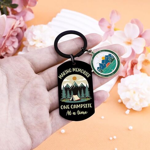 Camper Keychain Camper Accessories Rv Keychain Accessories Camping Gifts for Women Camping Stuff Best Gifts for Rv-Owners Hiking Travel Gift for Women Men Birthday Christmas Gift Idea in Kuwait