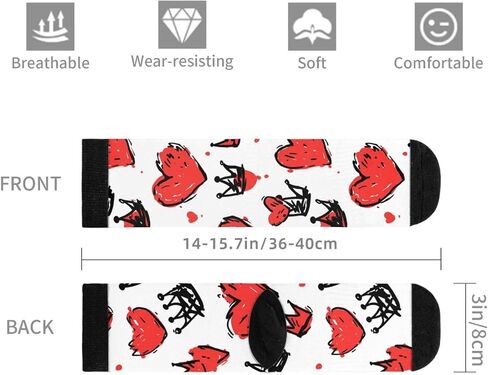 Rutuioy Men Women Funny Crazy Novelty Crew Tube Socks, Casual Athletic Sport Dress Socks in Saudi Arabia