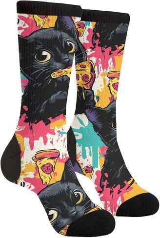 Rutuioy Men Women Funny Crazy Novelty Crew Tube Socks, Casual Athletic Sport Dress Socks in Saudi Arabia