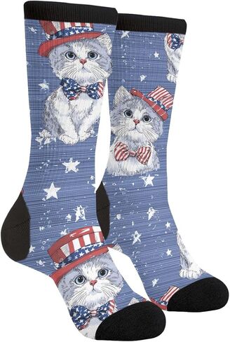 Rutuioy Men Women Funny Crazy Novelty Crew Tube Socks, Casual Athletic Sport Dress Socks in Saudi Arabia