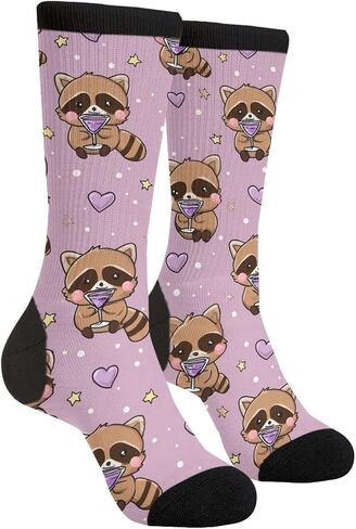 Rutuioy Men Women Funny Crazy Novelty Crew Tube Socks, Casual Athletic Sport Dress Socks in Saudi Arabia