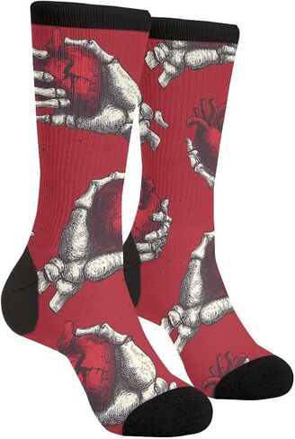 Rutuioy Men Women Funny Crazy Novelty Crew Tube Socks, Casual Athletic Sport Dress Socks in Saudi Arabia