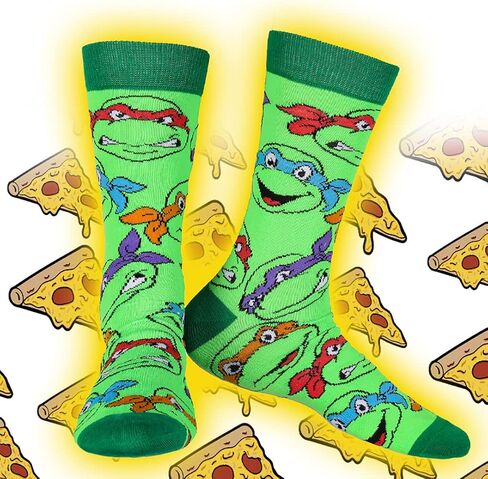 جوارب طاقم الرسوم المتحركة الكلاسيكية من Nickelodeon Teenage Mutant Ninja Turtles in Kuwait