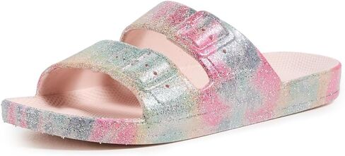 Freedom Moses Women's Lenny Two Band Slides in Saudi Arabia